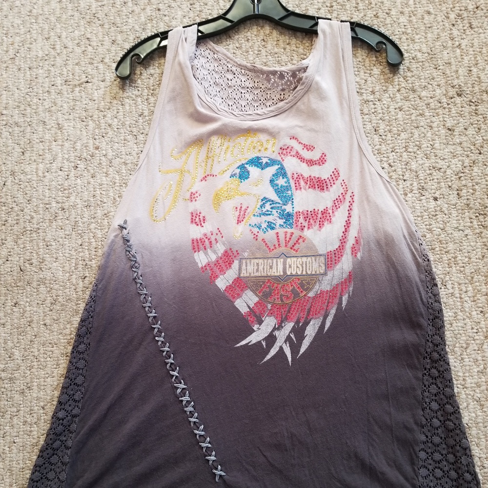 Affliction tank top size xl